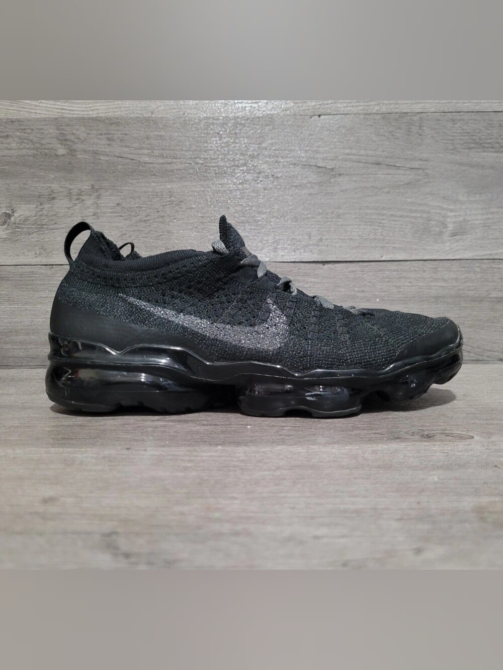 Nike Air VaporMax 2023 Flyknit 'Triple Black' Size 9 DV1678 003